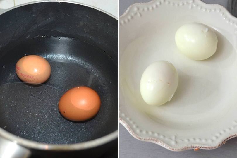 1 hard-boiled eggs
