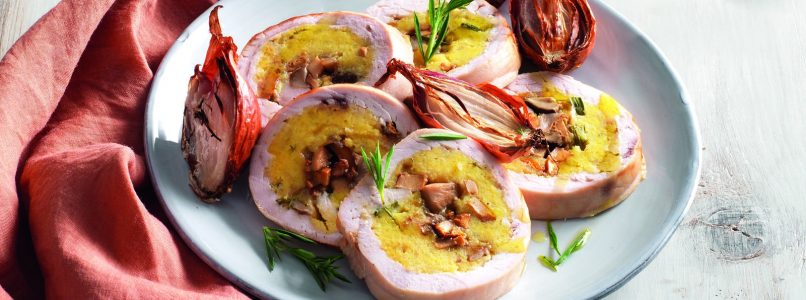 Turkey with potatoes and mushrooms recipe