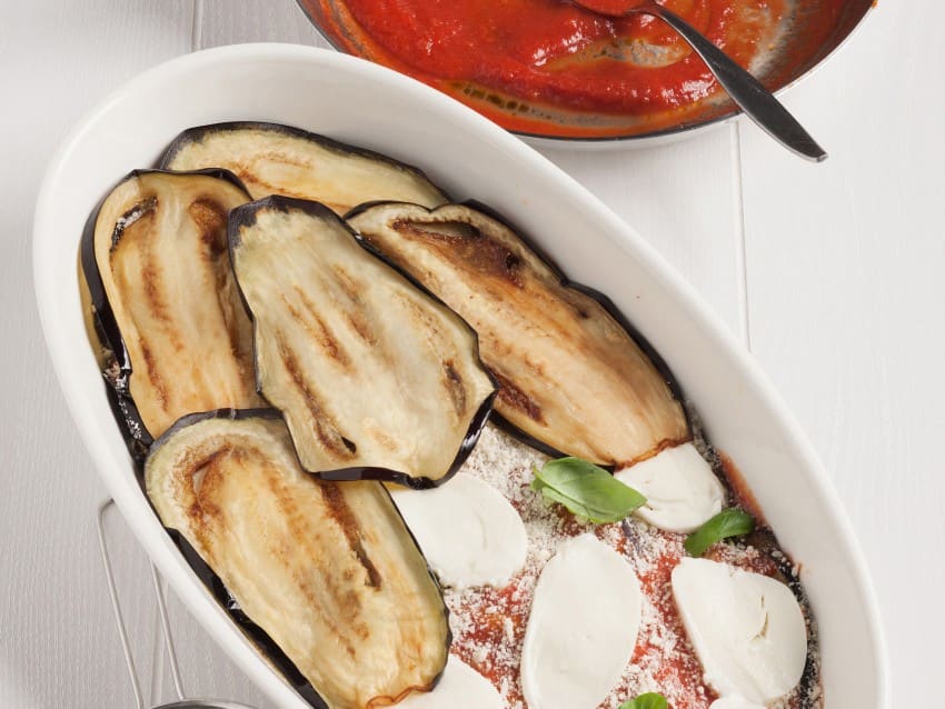 Eggplant parmigiana Sale & Pepe step