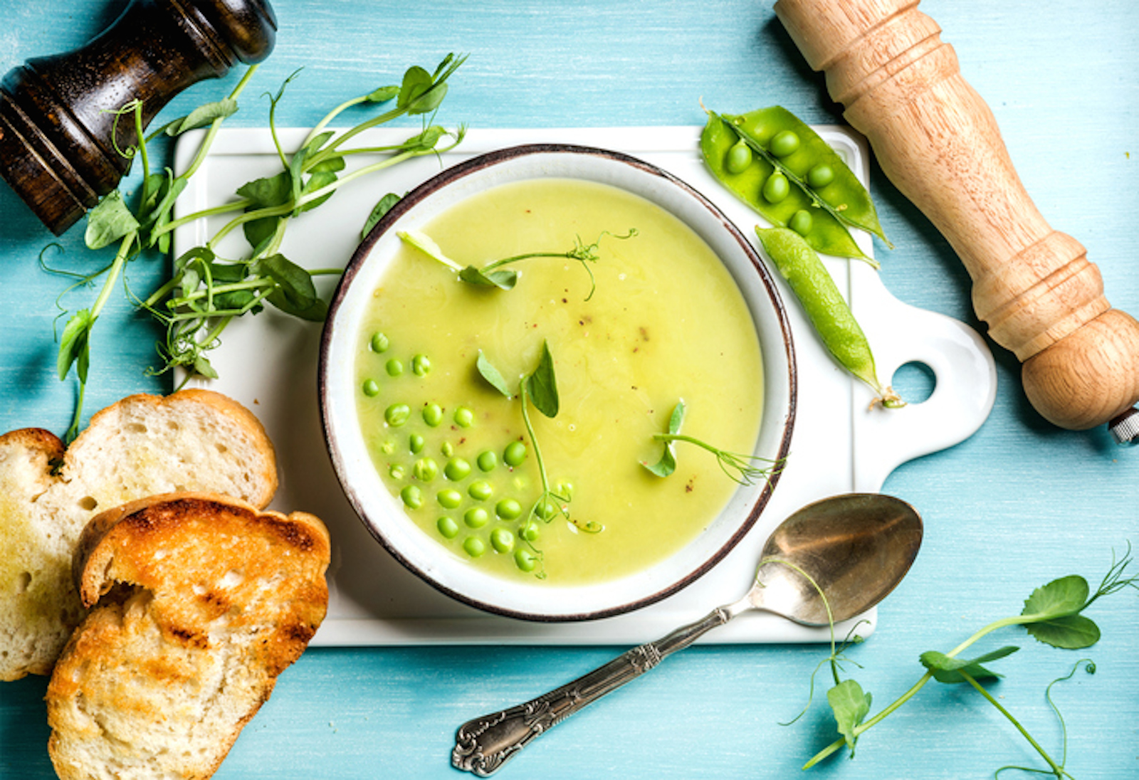 5 pea soups for spring: how to prepare them