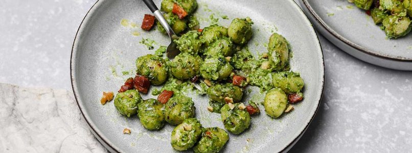An explosion of taste and freshness in a plate of gnocchi