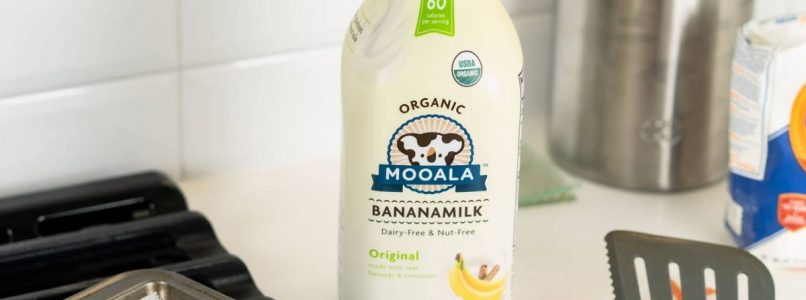 Banana milk, the new vegetable drink alternative to milk