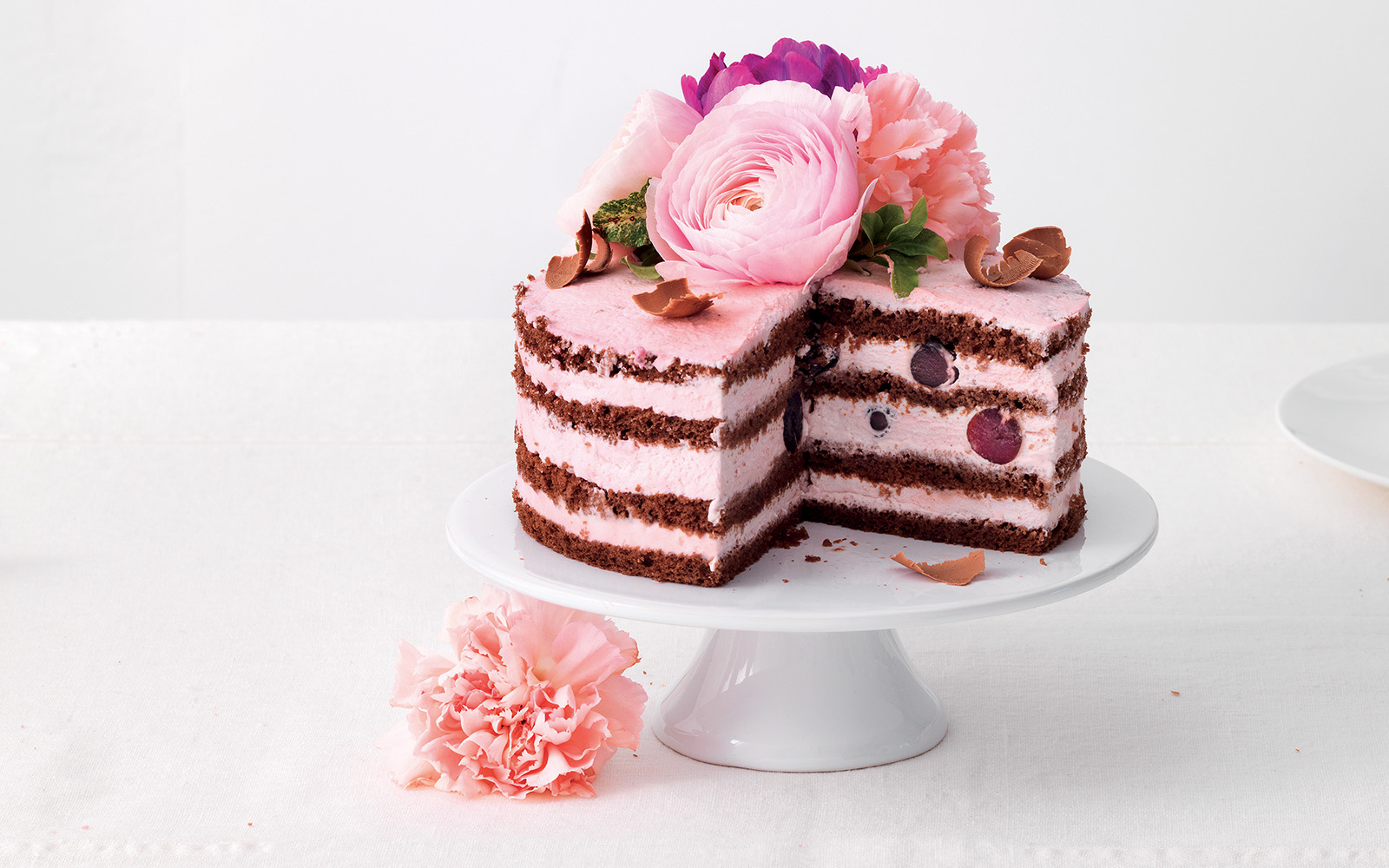 Black and pink forest cake recipe