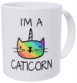Cat + Unicorn = Caticorn, or glitter cereals for breakfast!