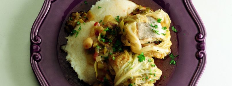 Codfish recipe in the cabbage - Italian Cuisine
