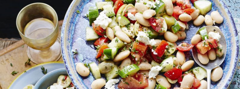 Cold salads of legumes: 5 ideas