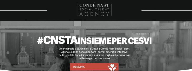 Condé Nast Social Talent Agency launches a fundraiser to support CESVI