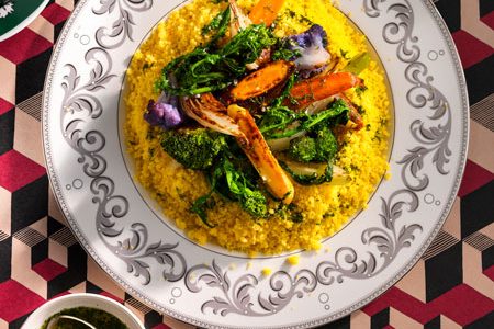 Corn and vegetable couscous recipe