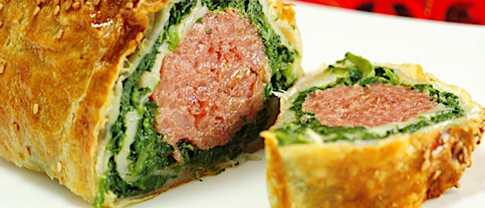 Cotechino in a puff pastry crust