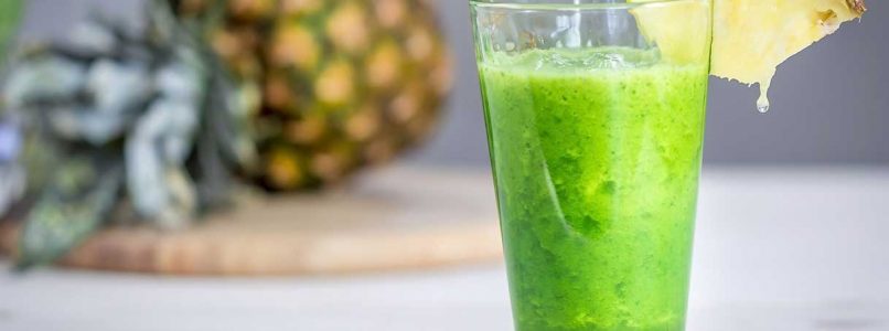 Cucumber, pineapple and mint smoothie, the fresh and nutritious recipe