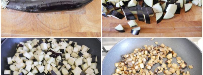 »Eggplant and feta pasta salad