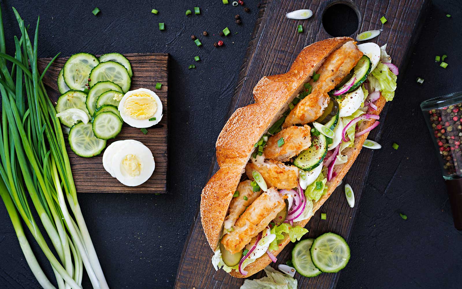 Fancy sandwiches for a different (and gluttonous) lunch break