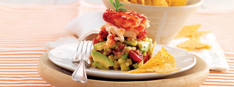Guacamole recipe with crab meat