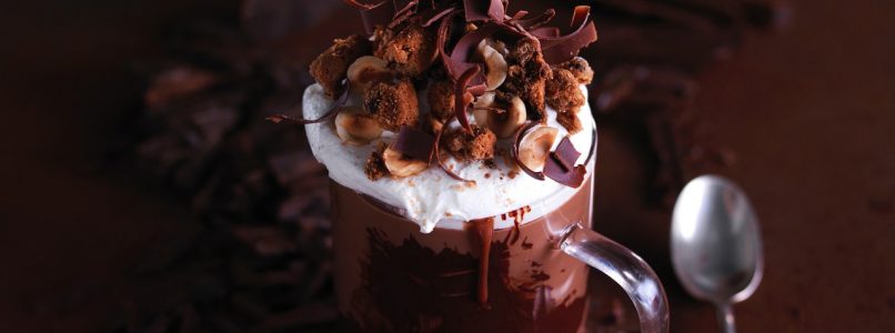 Hot chocolate with hazelnut cream recipe, the recipe