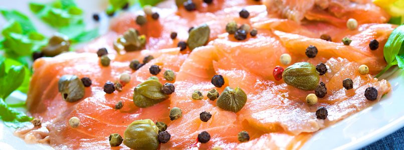Italian marinated salmon, the revelation of summer