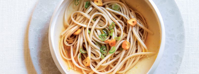 Japanese broth and noodles recipe