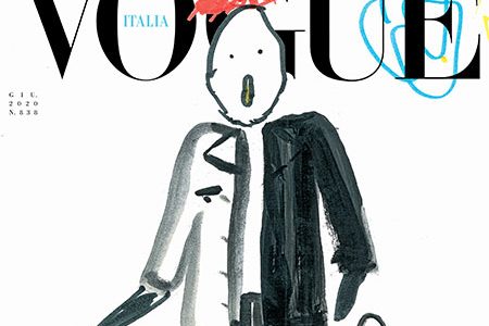 June Vogue Italia is designed by children. On newsstands from 9