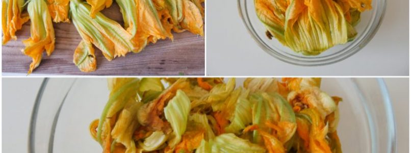 »Meatballs with courgette flowers