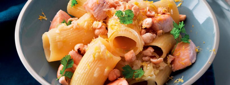 Paccheri recipe with diced chicken