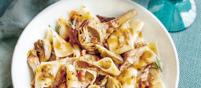 Pappardelle with braised lamb
