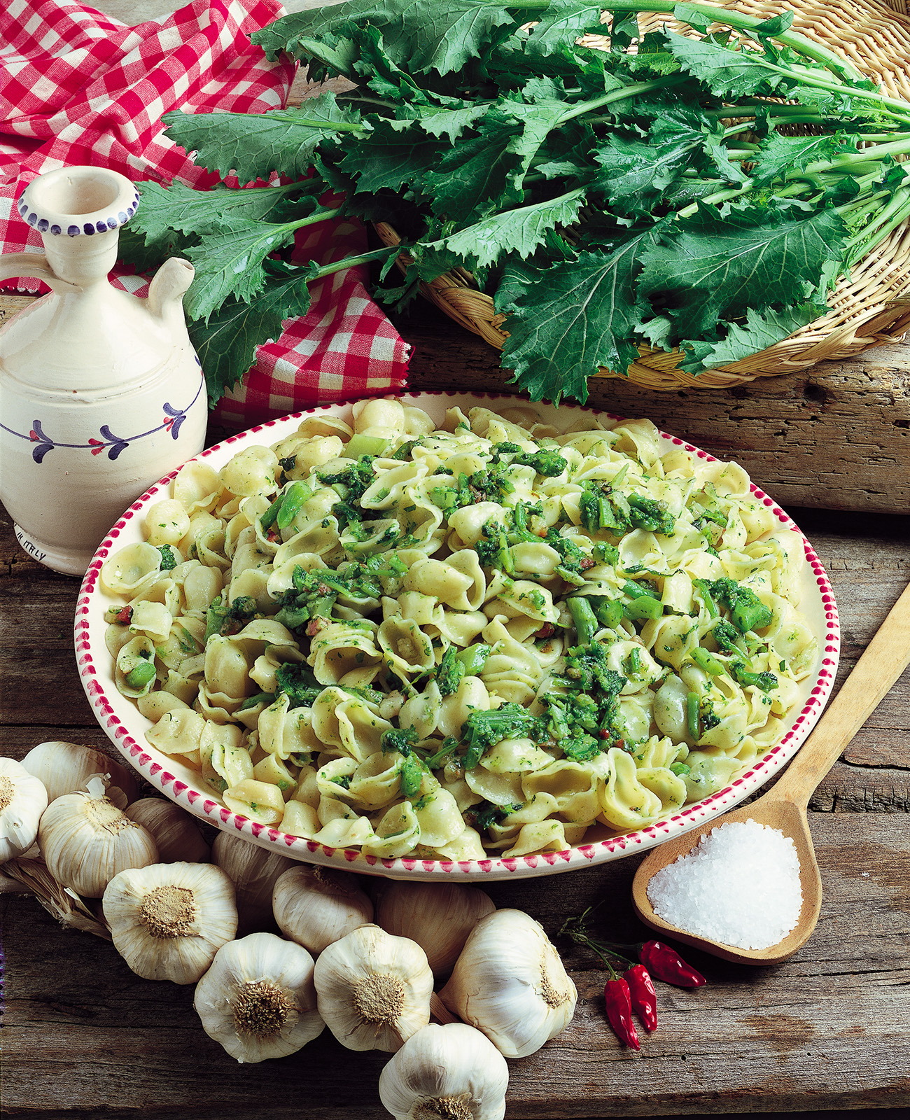 Pasta with turnip tops: all recipes