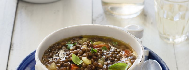 Ponzese lentil soup