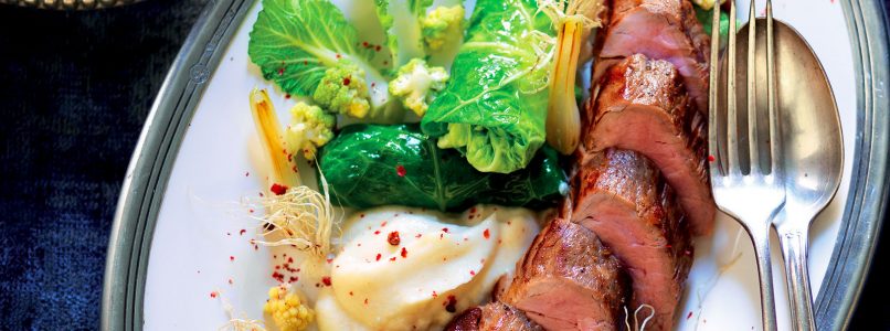 Pork Tenderloin Recipe with Savoy Cabbage Rolls