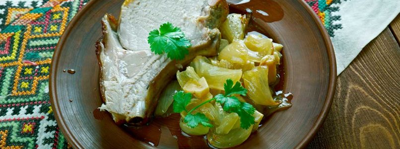 Pork with mustard and honey, a journey through the flavors of the season
