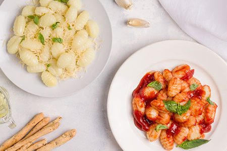 Potato gnocchi, because they are also good on a diet