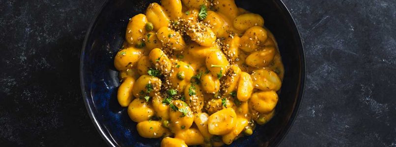 Pumpkin gnocchi meets the excellence of curry in a single dish