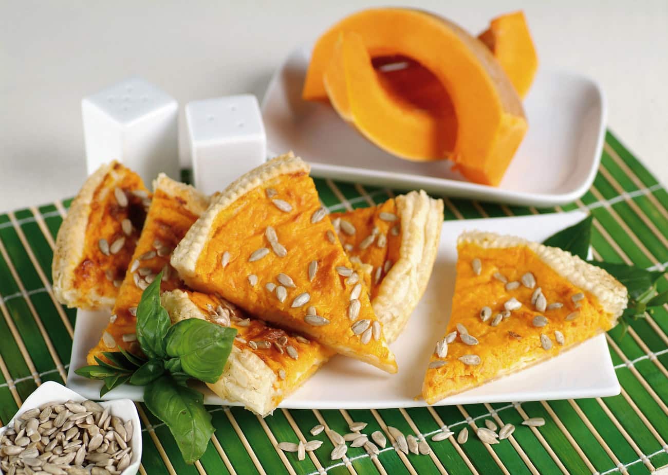 Pumpkin savory pie: the Vegatarian recipe