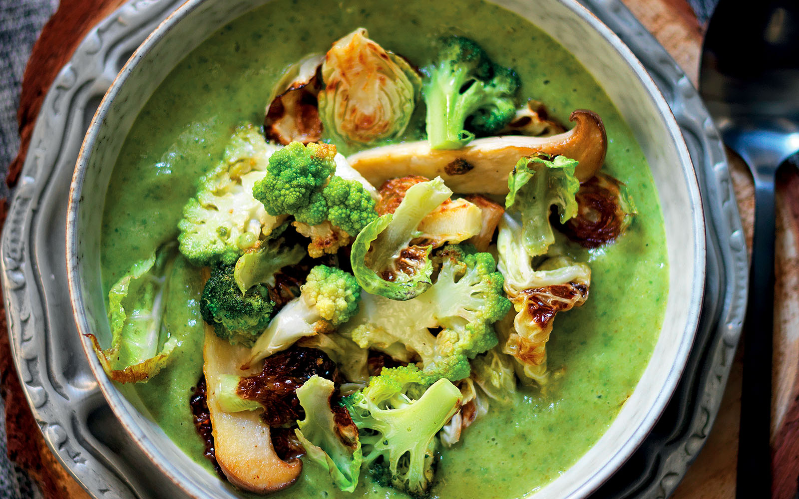 Recipe Broccoli cream with mixed cabbage and other vegetables