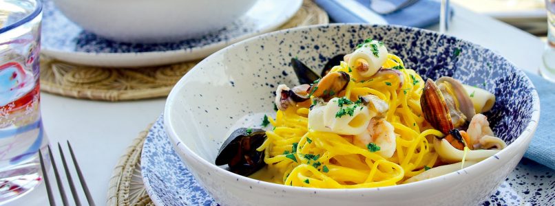 Recipe Carbonara di mare - Italian Cuisine