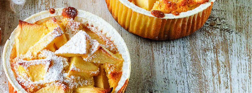 Recipe Corn and yogurt tartlets with apples