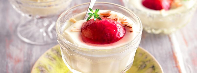 Recipe Cream cheese with baked peaches