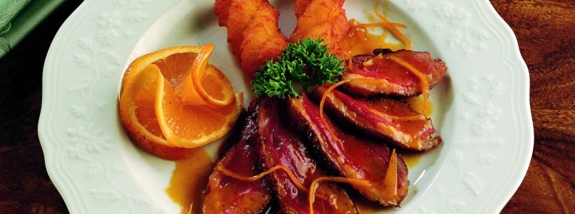 Recipe Duck breast with orange - Italian Cuisine