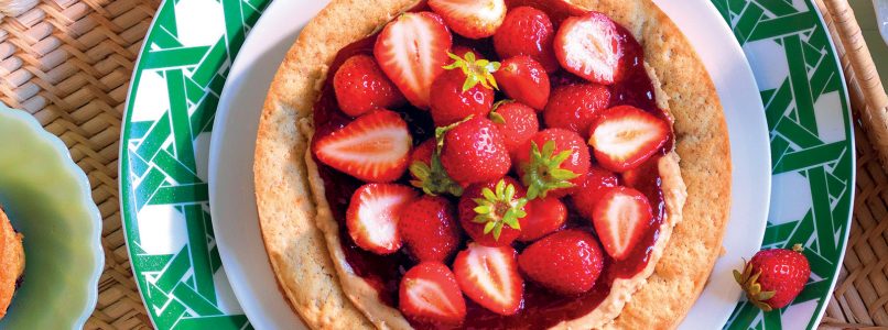 Recipe Hazelnut and strawberry tart