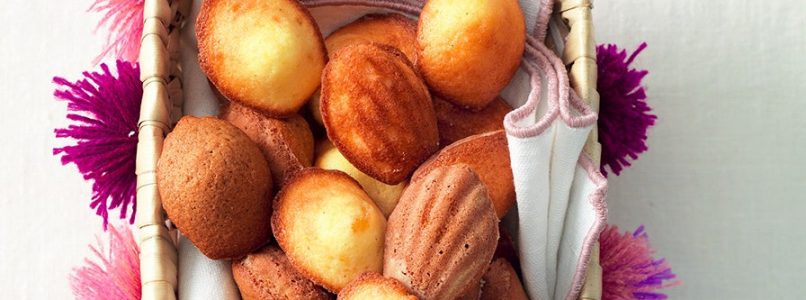 Recipe Mini madeleines with two flavors