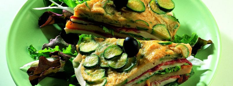 Recipe Omelette in layers with ricotta
