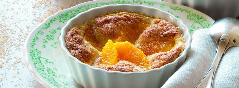 Recipe Oranges and au gratin cream