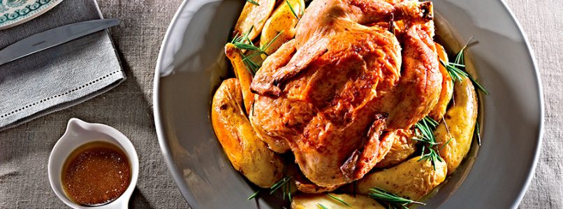 Recipe Roast chicken with potatoes