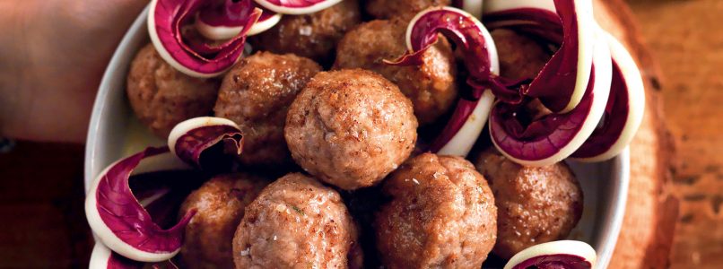 Recipe Rustic meatballs of beef and Bra sausage