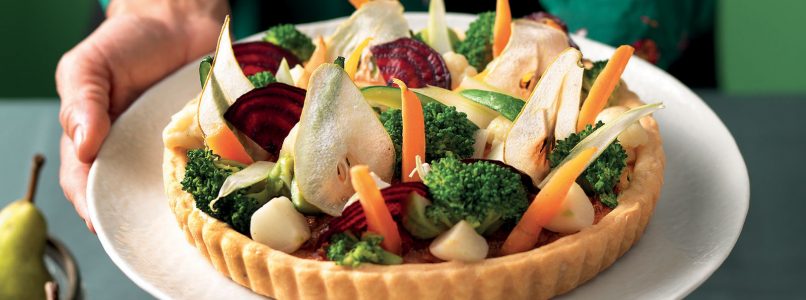 Recipe Savory tart with crunchy vegetables