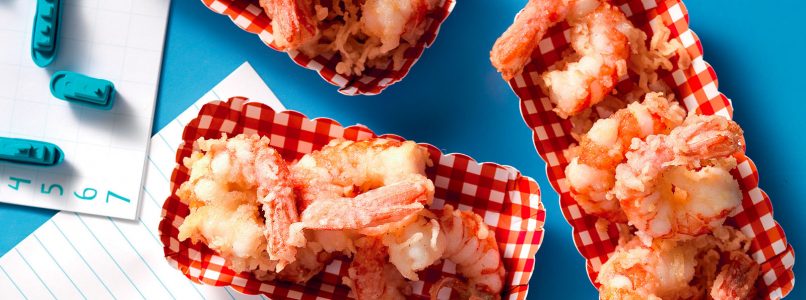 Recipe Tempura shrimps with sweet and sour sauce