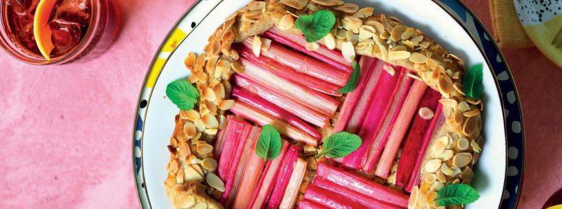 Rhubarb tart recipe, spring dessert