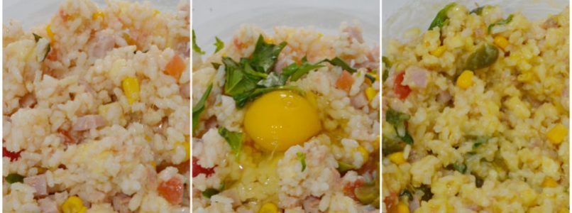 »Rice salad croquettes
