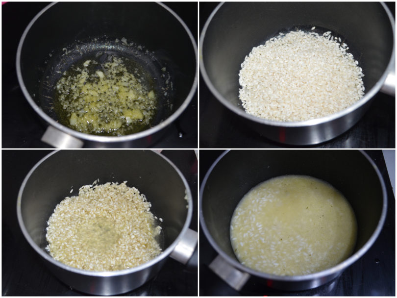 »Risotto with cheese and pepper