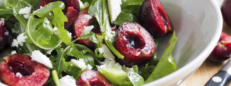Salads with cherries ... if you've never tasted them, do it now!
