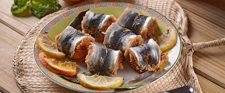 Sardines a beccaficu, the Sicilian recipe