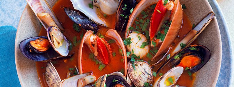 Shellfish Soup Recipe - Italian Cuisine